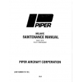 Piper Mojave Maintenance Manual PA-31-P350 Part # 761-781